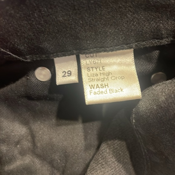 Reformation Jeans Liza High Rise Straight Crop - Picture 4 of 5